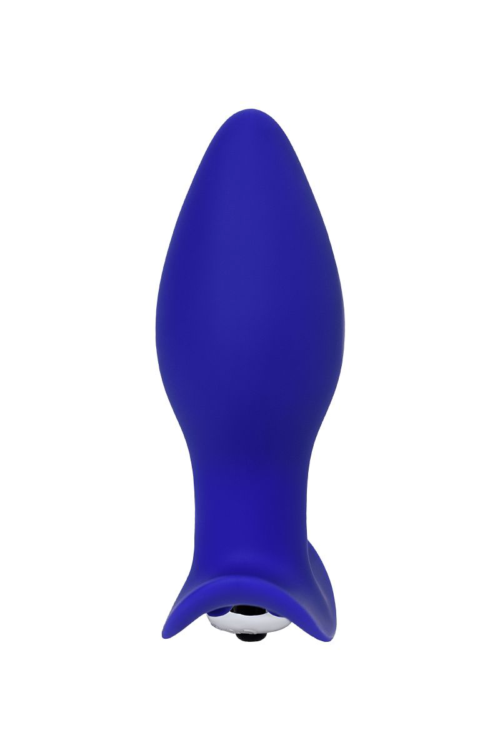 Синяя анальная вибровтулка Fancy - 10,7 см. - 3
