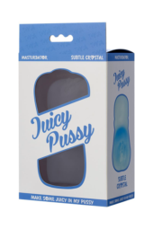 Прозрачный реалистичный мастурбатор Juicy Pussy Subtle Crystal - 6