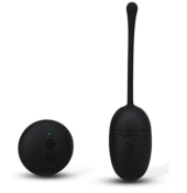 Чёрное виброяичко с ДУ REMOTE CONTROL EGG BLACK - 0