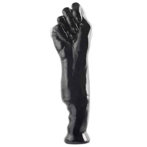 Черный фаллоимитатор-кулак Works Fist of Fury - 28 см. - 0