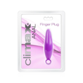 Фиолетовая анальная пробка Climax Anal Finger Plug - 10,5 см. - 1