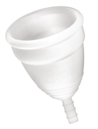 Белая менструальная чаша Yoba Nature Coupe - размер S - 0