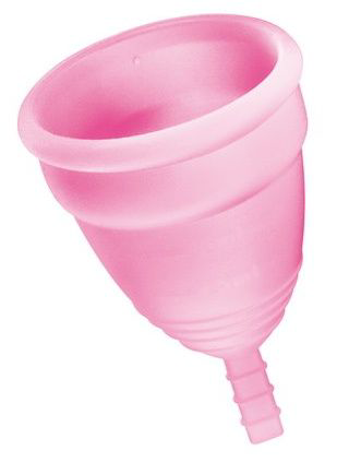 Розовая менструальная чаша Yoba Nature Coupe - размер S - 0