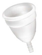 Белая менструальная чаша Yoba Nature Coupe - размер L - 0