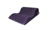 Фиолетовая большая подушка для любви Liberator Hipster с чехлом из вельвета - 0