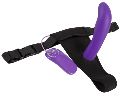 Фиолетовый вибратор с присоской Silicone Purple Vibe - 17,5 см. - 1
