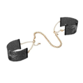 Чёрные дизайнерские наручники Desir Metallique Handcuffs Bijoux - 1