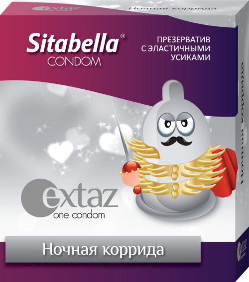 Презерватив Sitabella Extaz Ночная коррида - 1 шт. - 0