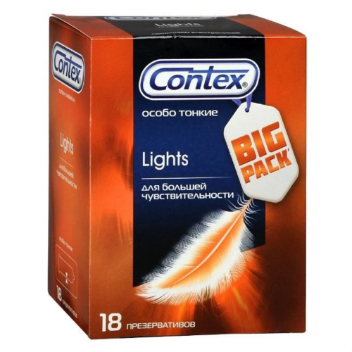 Особо тонкие презервативы Contex Lights - 18 шт. - 0