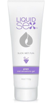 Гель для орального секса с ароматом винограда Liquid Sex Oral Sex Gel Grape - 113 гр. - 0