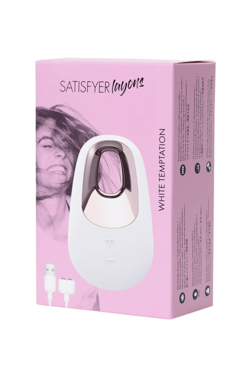 Белый вибромассажер Satisfyer Layons White Temptation - 3