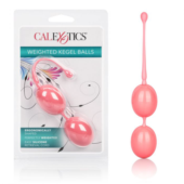 Розовые вагинальные шарики Weighted Kegel Balls - 2