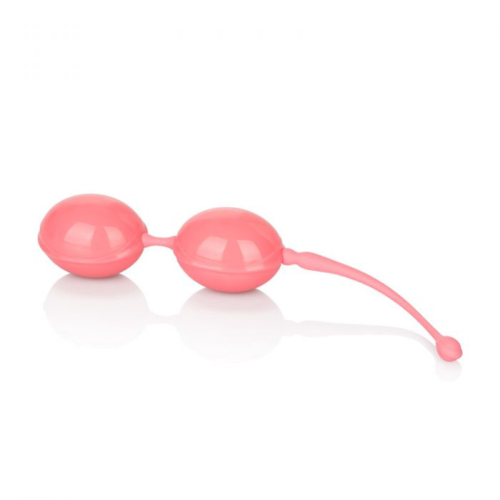 Розовые вагинальные шарики Weighted Kegel Balls - 1