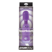 Фиолетовый вибромассажер с усиленной вибрацией BoomBoom Power Wand - 1