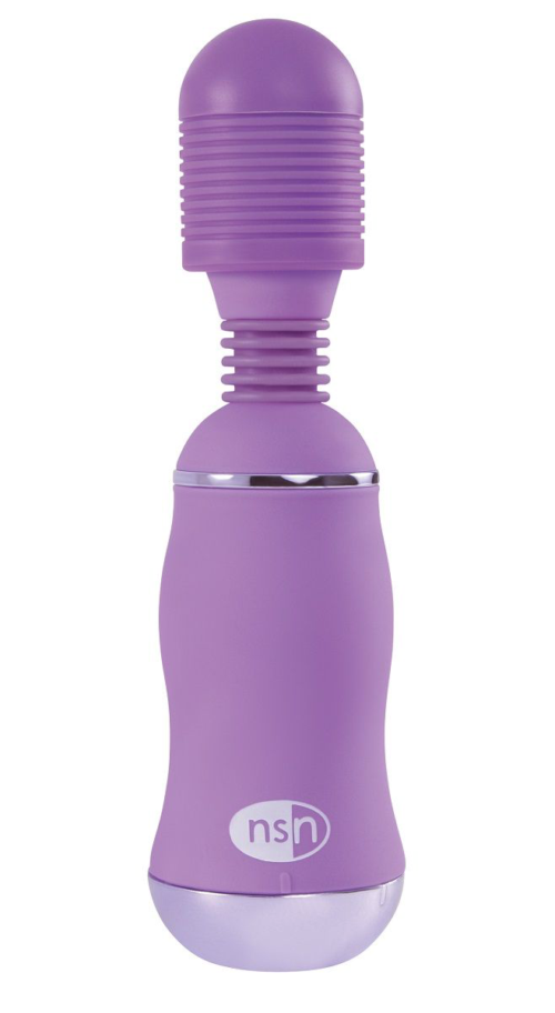 Фиолетовый вибромассажер с усиленной вибрацией BoomBoom Power Wand - 0