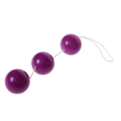 Фиолетовые вагинальные шарики на веревочке - 2