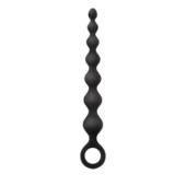 Чёрная анальная цепочка Perles D Lux Long - 20,3 см. - 1