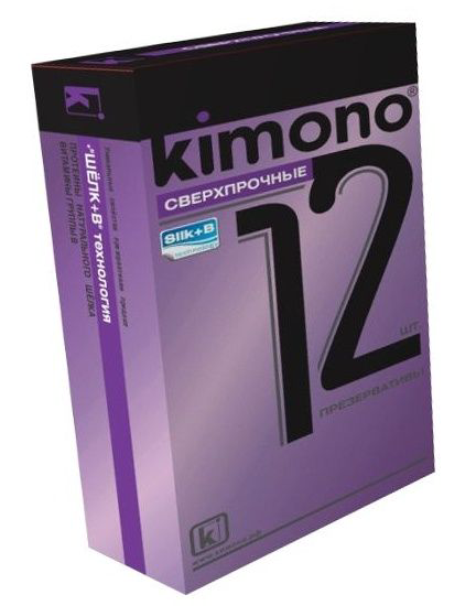 Сверхпрочные презервативы KIMONO - 12 шт. - 0