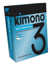 Текстурированные презервативы KIMONO - 3 шт. - 0