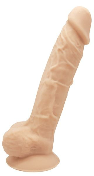 Телесный реалистичный фаллоимитатор DILDO 9INCH FLESH - 22,9 см. - 0