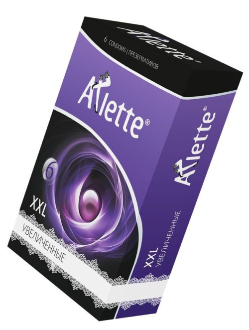 Презервативы Arlette XXL увеличенного размера - 6 шт. - 0