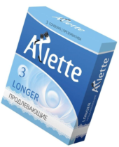 Презервативы Arlette Longer с продлевающим эффектом - 3 шт. - 0