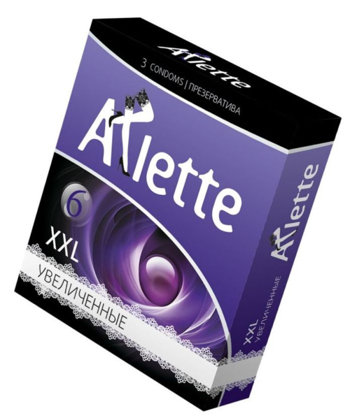 Презервативы Arlette XXL увеличенного размера - 3 шт. - 0