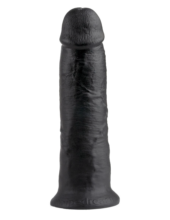 Чёрный фаллос-гигант 10 Cock - 25,4 см. - 0