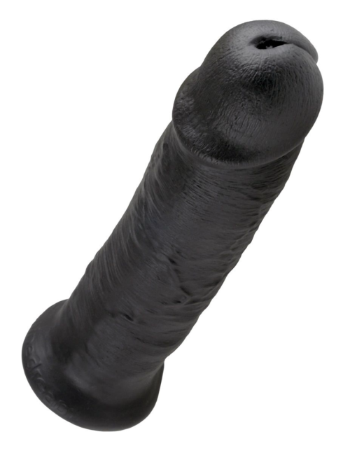 Чёрный фаллос-гигант 10 Cock - 25,4 см. - 1