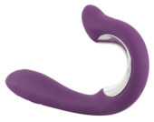 Перезаряжаемый вибратор с клиторальным стимулятором Javida Vibe with Clit Stimulator - 18,5 см. - 1