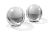 Стеклянные вагинальные шарики Glass Ben-Wa Balls - 0