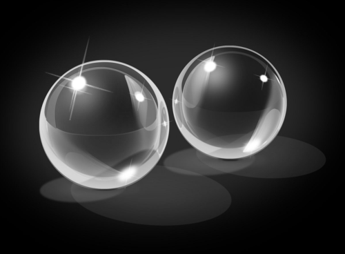 Стеклянные вагинальные шарики Glass Ben-Wa Balls - 1