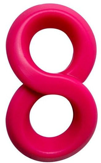 Розовое эрекционное кольцо на пенис RINGS LIQUID SILICONE - 0