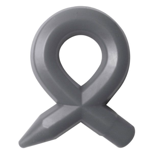 Серое силиконовое эрекционное кольцо RINGS LIQUID SILICONE - 0