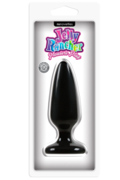 Средняя черная анальная пробка Jelly Rancher Pleasure Plug Medium - 12,7 см. - 0