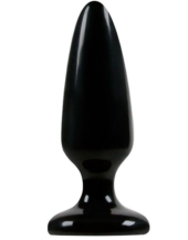 Средняя черная анальная пробка Jelly Rancher Pleasure Plug Medium - 12,7 см. - 1