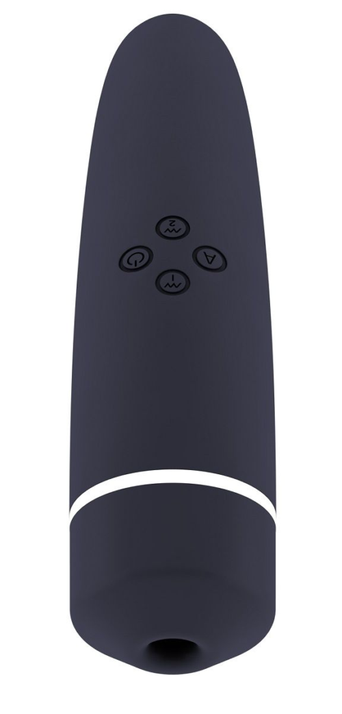 Чёрный вакуумный клиторальный вибромассажер Personal vibrator HIKY - 2