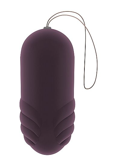 Фиолетовое виброяйцо Angel Egg с пультом ДУ - 0