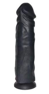 Чёрный фаллоимитатор без мошонки Sitabella - 19 см. - 0