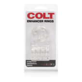 Комплект из 2 прозрачных эрекционных колец COLT Enhancer Rings - 1