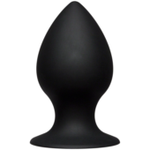 Чёрная анальная пробка Kink Ace Silicone Plug 4.5 - 11,43 см. - 0