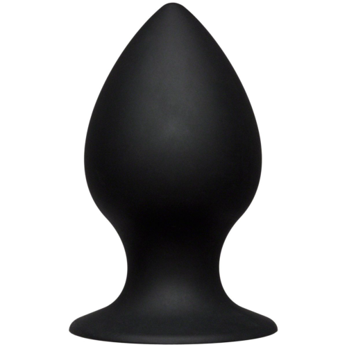 Чёрная анальная пробка Kink Ace Silicone Plug 4.5 - 11,43 см. - 0