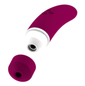 Фиолетовый вакуумный клиторальный вибромассажер Personal vibrator HIKY - 6