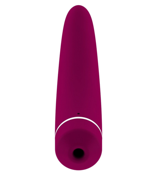 Фиолетовый вакуумный клиторальный вибромассажер Personal vibrator HIKY - 2