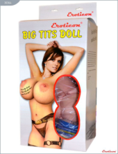 Надувная кукла «Брюнетка» с большой грудью - 0