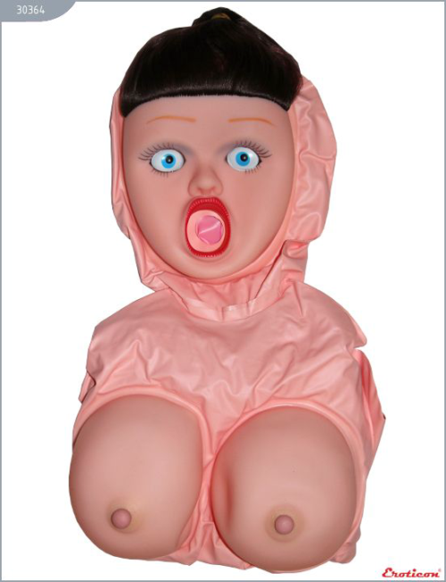Надувная кукла «Брюнетка» с большой грудью - 4