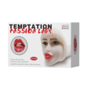 Мастурбатор-ротик с вибрацией Temptation Passion Lady - 5