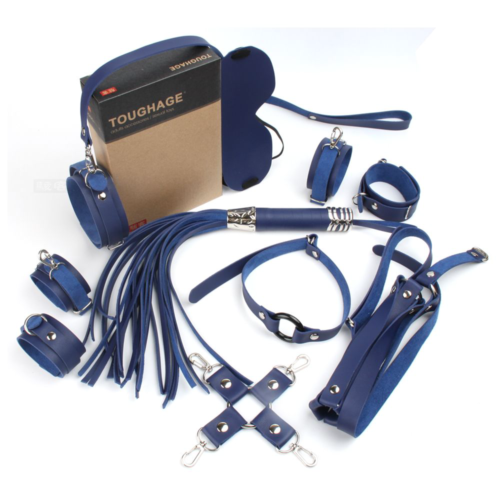 Синий набор БДСМ-девайсов Bandage Kits - 1
