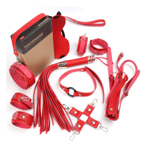 Красный набор БДСМ-девайсов Bandage Kits - 1