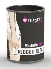 Компактный мастурбатор MasturbaTIN Ribbed Rita - 1